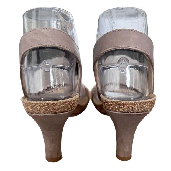 Anyi Lu Women’s Colorblock Bianka Heeled Slingback Dress Sandals Size 7.5 - Picture 5 of 9